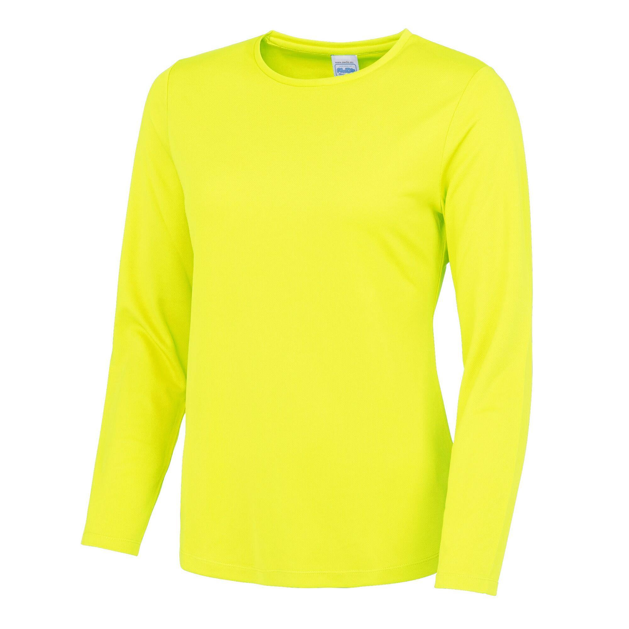 AWDis Cool Womens/Ladies Girlie Long-Sleeved T-Shirt