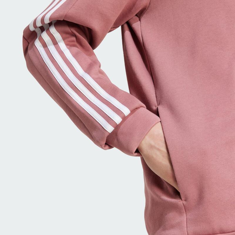 Mikina Essentials French Terry 3-Stripes Full-Zip