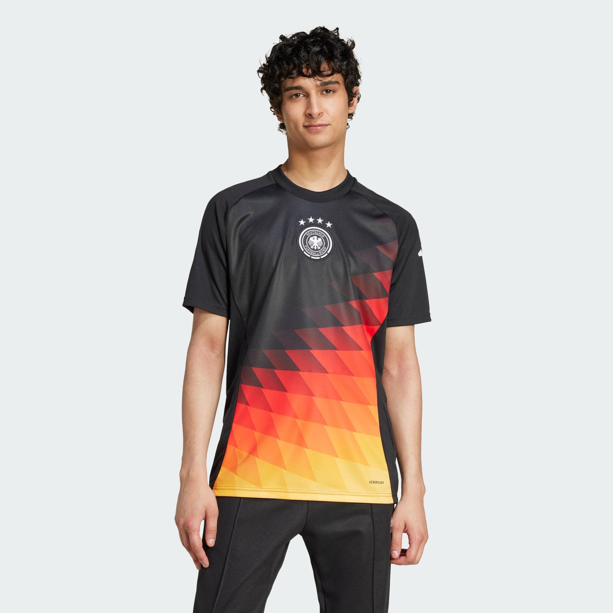 Adidas - Maillot D'Échauffement Allemagne - Maillot Manches Courtes - Noir - S - Decathlon
