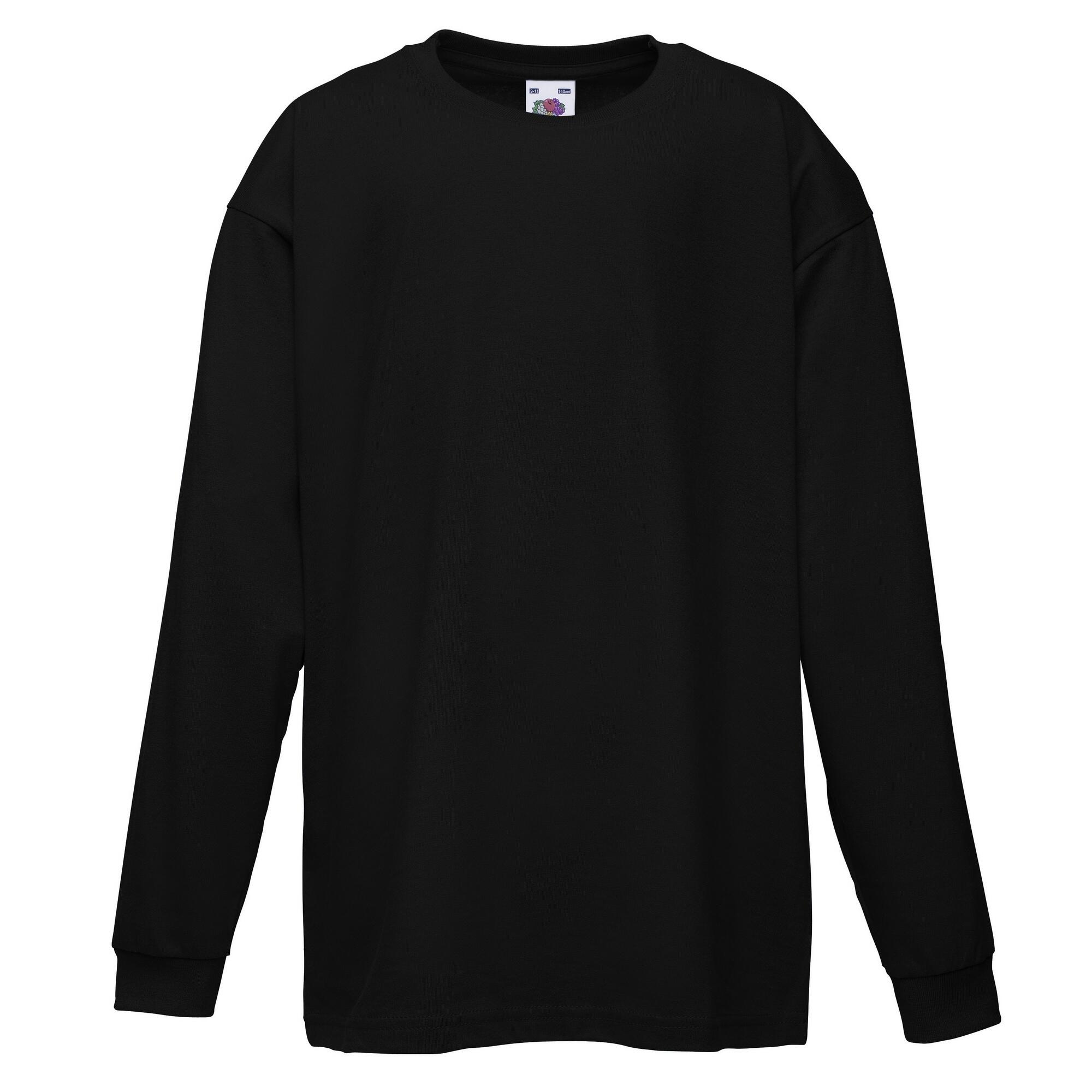Fruit Of The Loom Childrens/Kids Long Sleeve T-Shirt (Pack of 2)