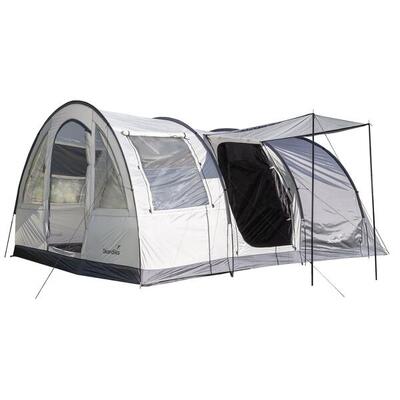 Tunneltent - simo 5 protect - 5 pers. - familietent - 3 ingangen - kampeertent