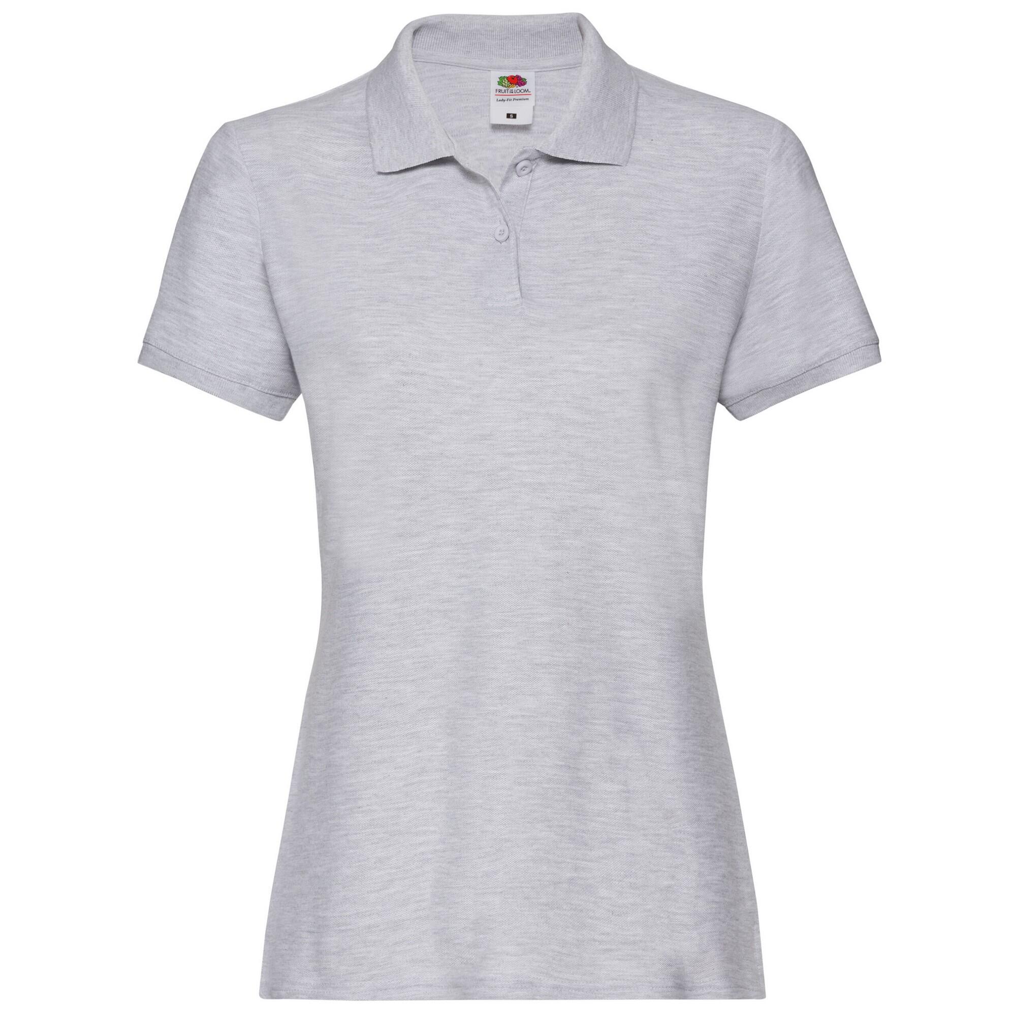 Fruit of the Loom Womens/Ladies Premium Cotton Pique Lady Fit Polo Shirt