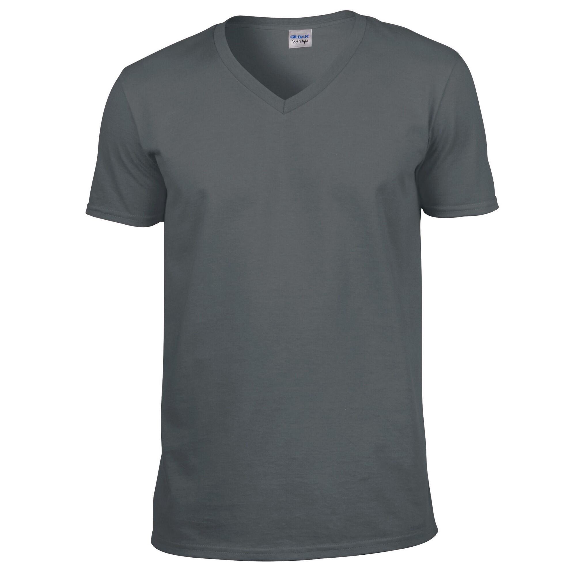 Gildan Unisex Adult Softstyle V Neck T-Shirt