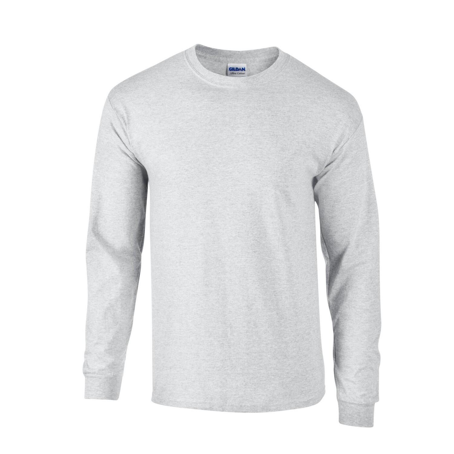 Gildan Unisex Adult Plain Ultra Cotton Long-Sleeved T-Shirt