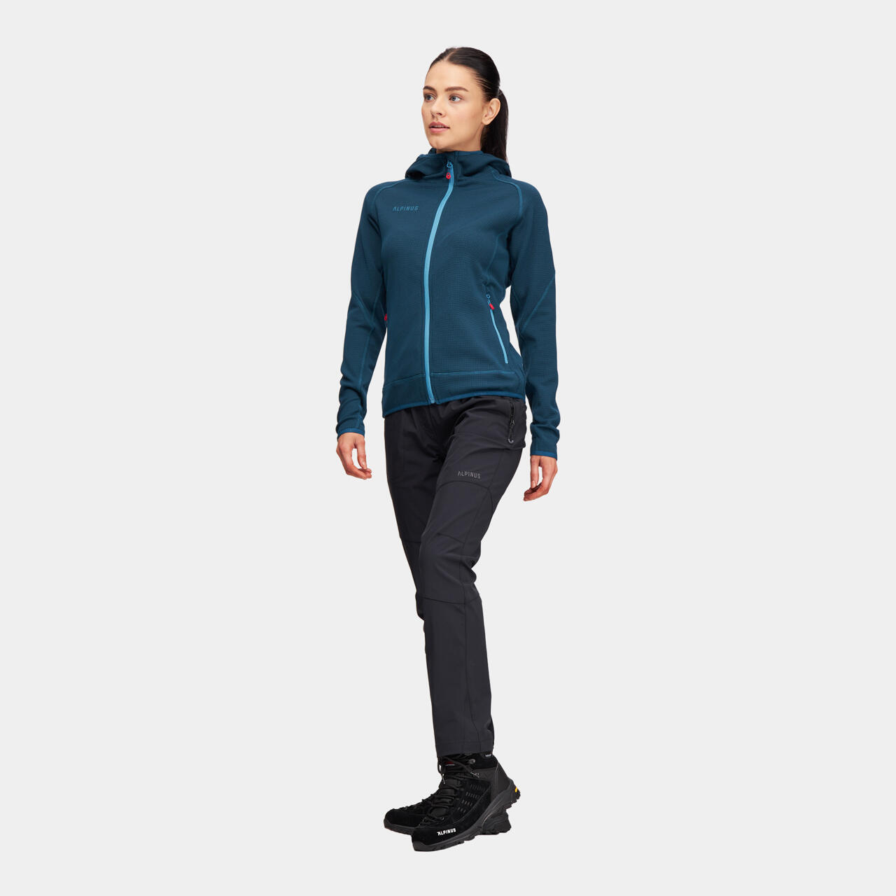 Veste polaire de randonnée Alpinus Oeta - Femme avec capuche 4/6
