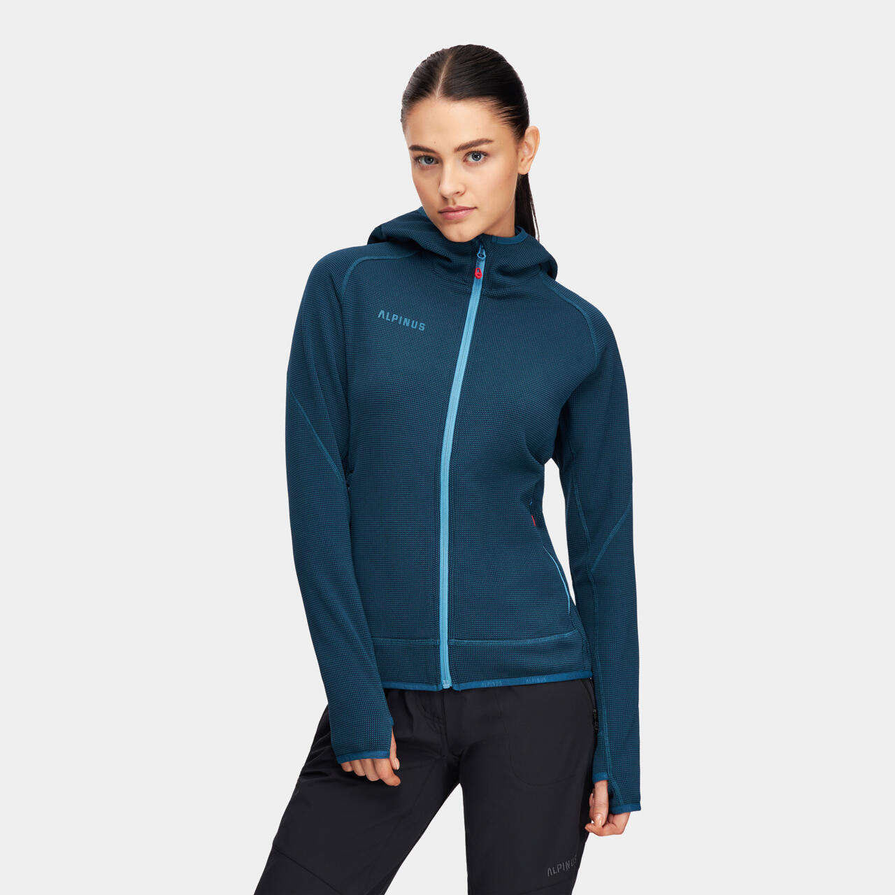 Alpinus - Veste Polaire De Randonnée Alpinus Oeta - Femme Avec Capuche - Polaire - Bleu - 40 M - Decathlon