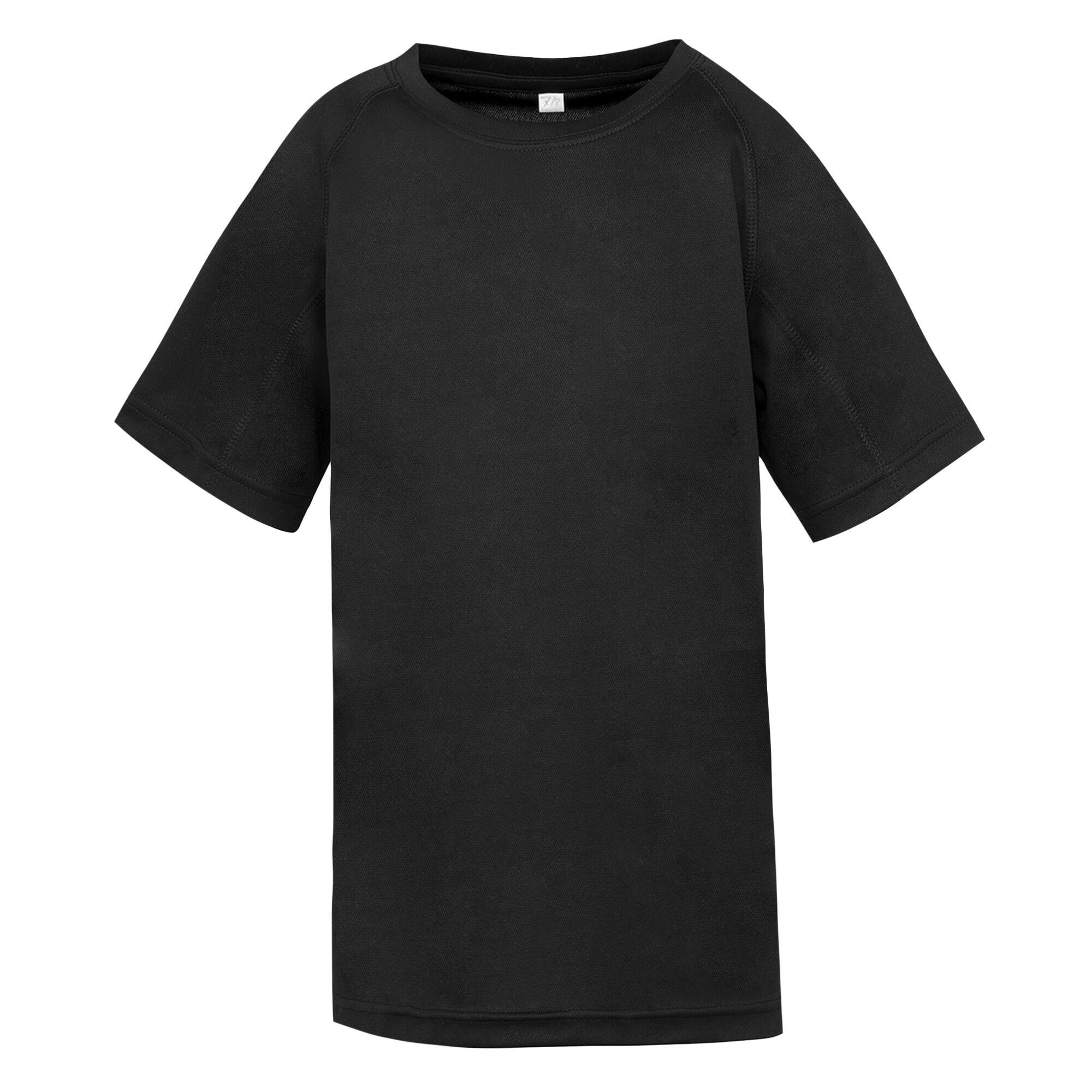 Spiro Childrens Boys Performance Aircool T-Shirt