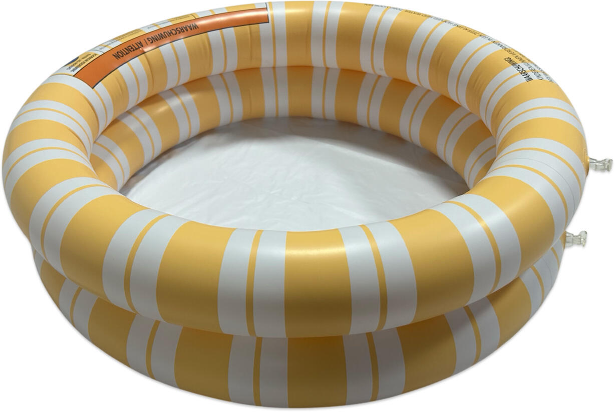 SWIM ESSENTIALS Swim Essentials Swimming Pool 60 cm Orange Gestreift 60 x 15 cm