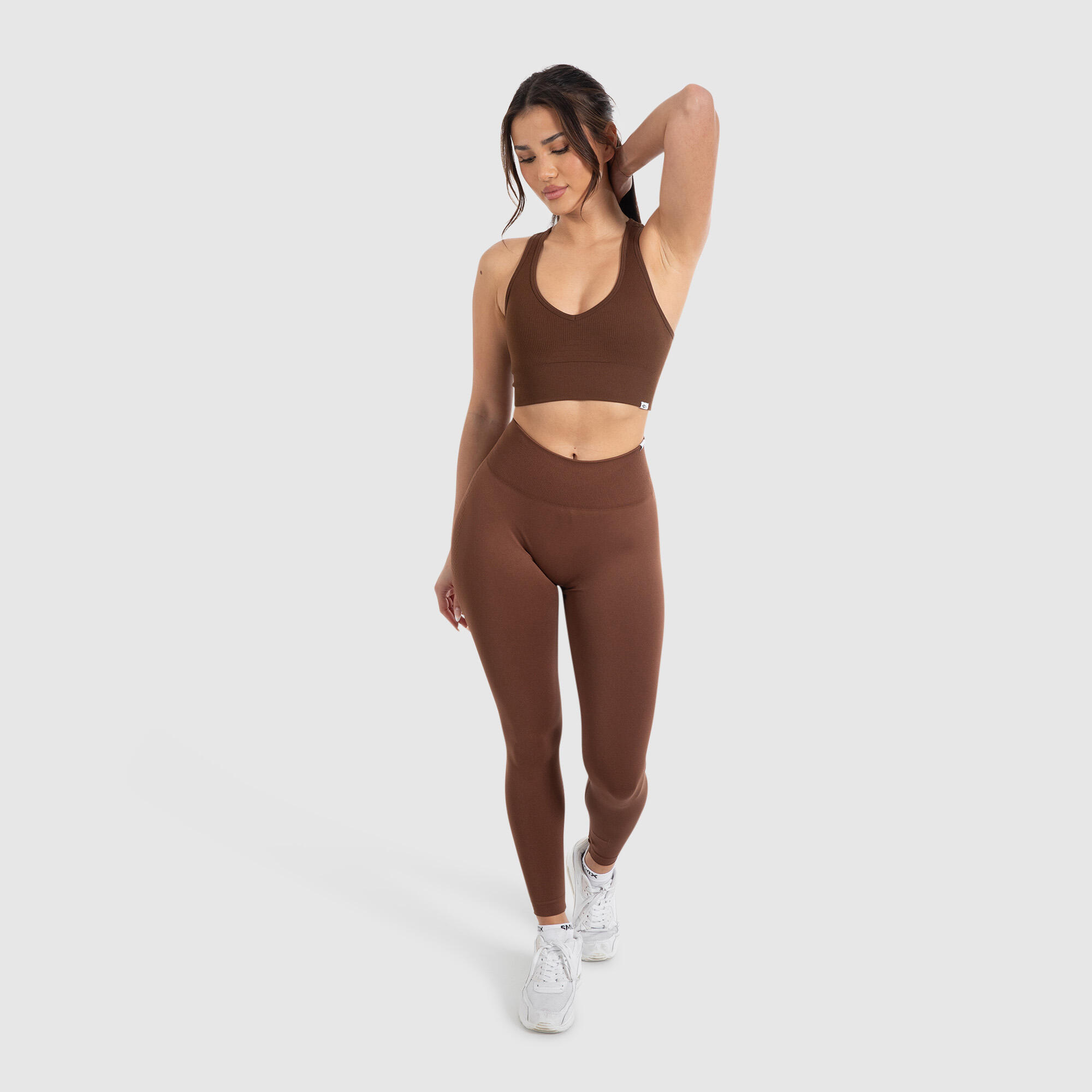 Damen Leggings Amaze Scrunch Pro Hellbraun 3/6