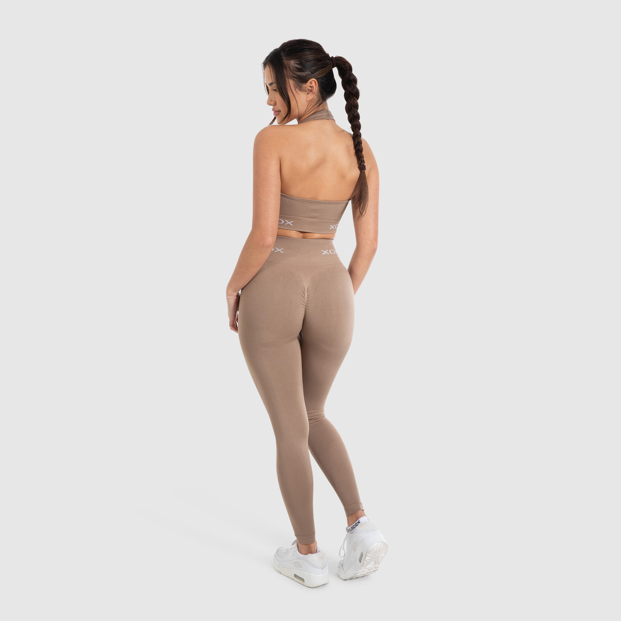 Damen Leggings Azura Hellbraun 4/7