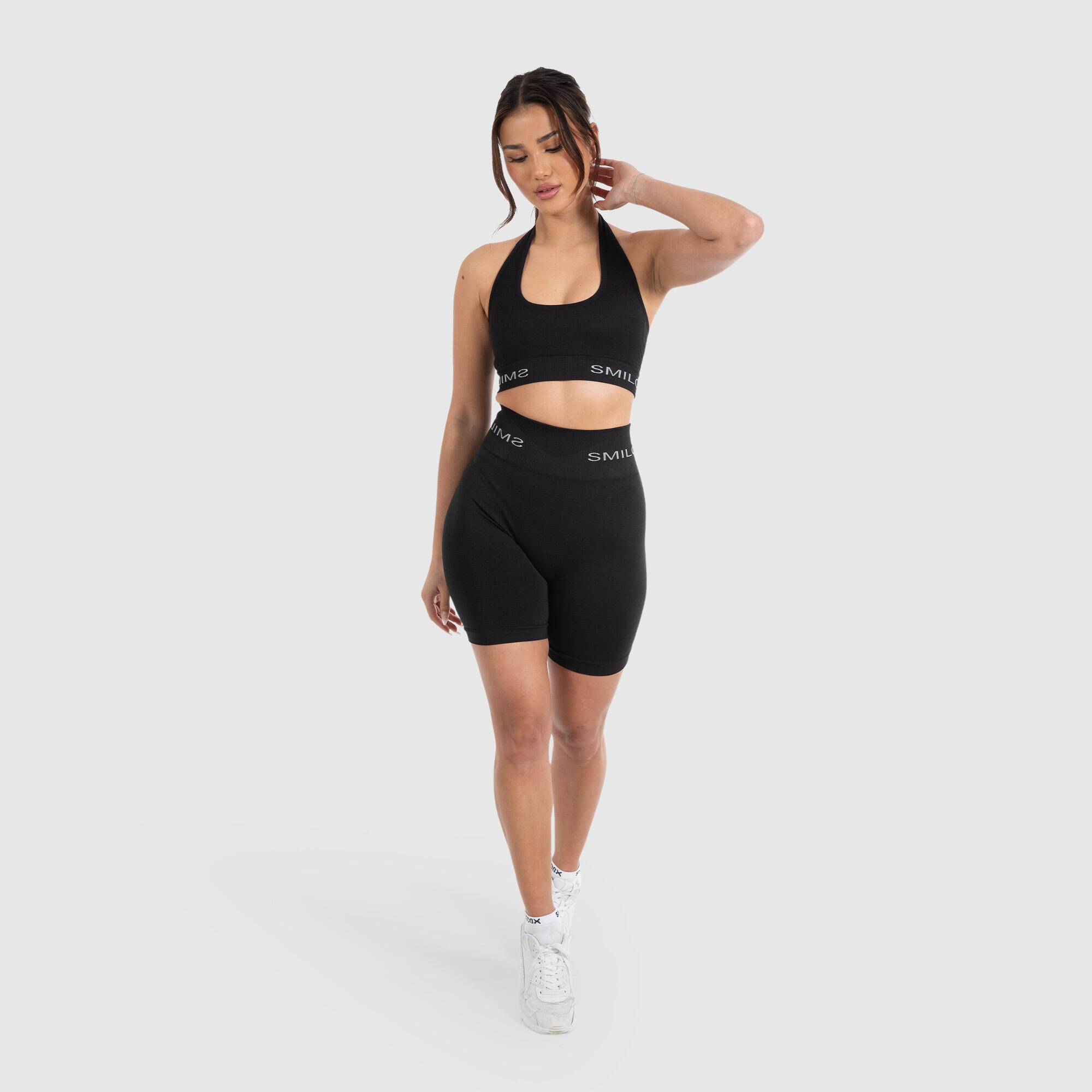 Damen Shorts Azura Schwarz 4/7