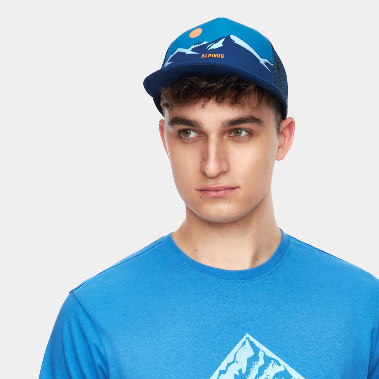 Alpinus - Casquette De Randonnée Alpinus Carpathia - Casquette - Bleu|multicolore - 44 L - Decathlon