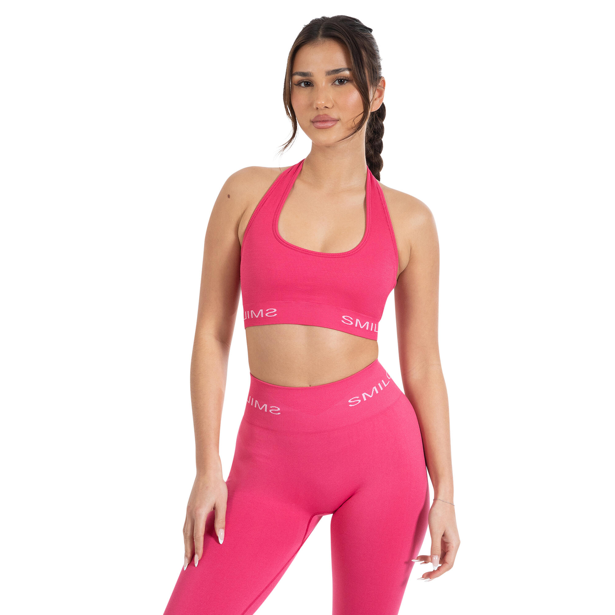 SMILODOX Damen Sport BH Azura Pink