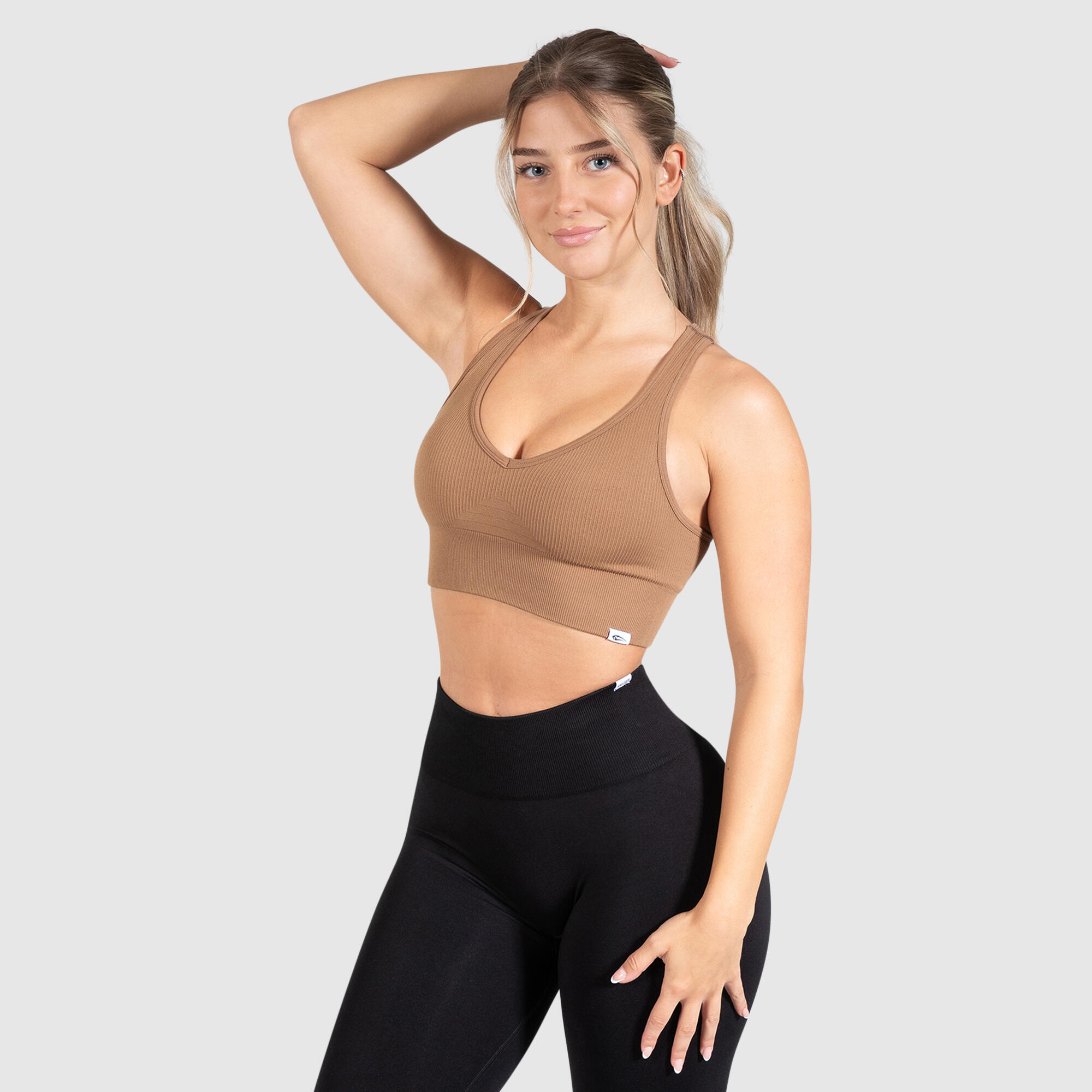 Damen Sport BH Amaze Pro Hellbraun 2/6