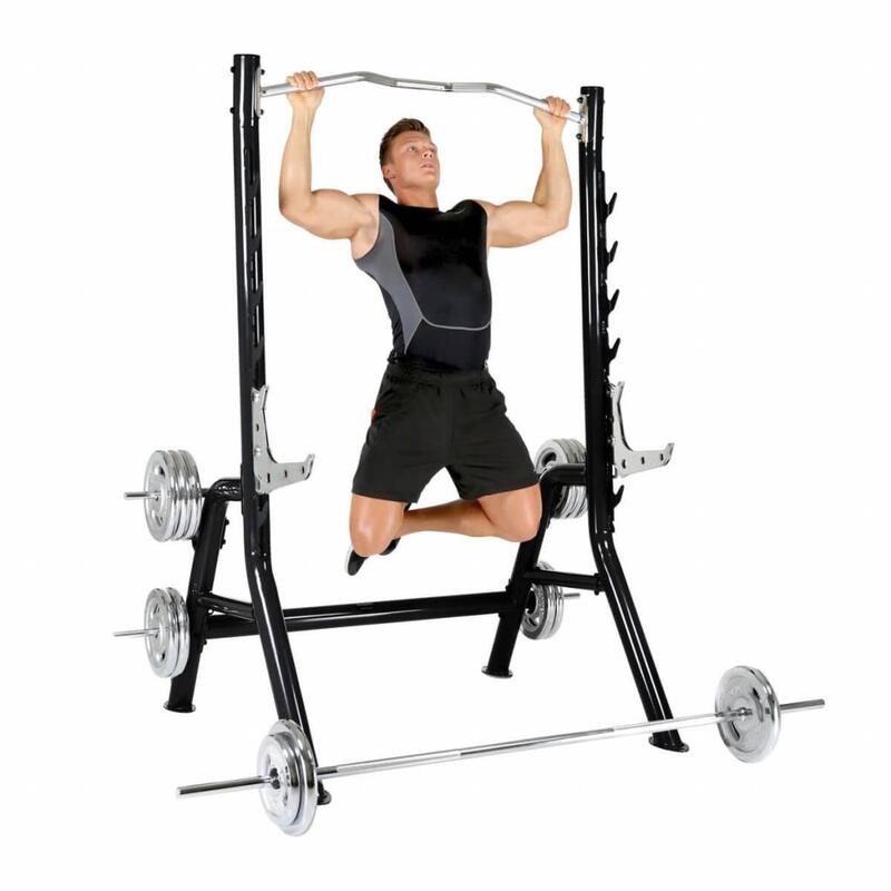 Inspire Squat Rack met optrekstang - zwart