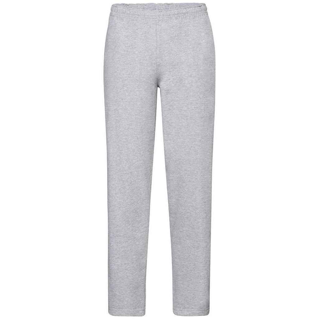 Fruit of the Loom Unisex Adult Classic Heather Open Hem Jogging Bottoms