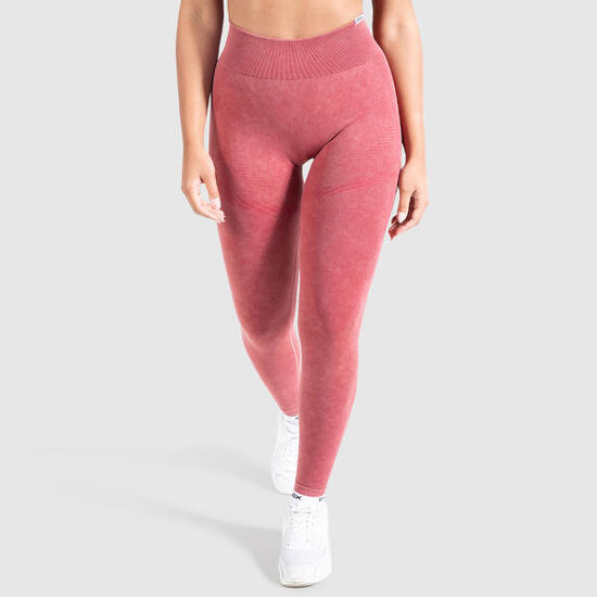 Damen Leggings Batik Scrunch Lila