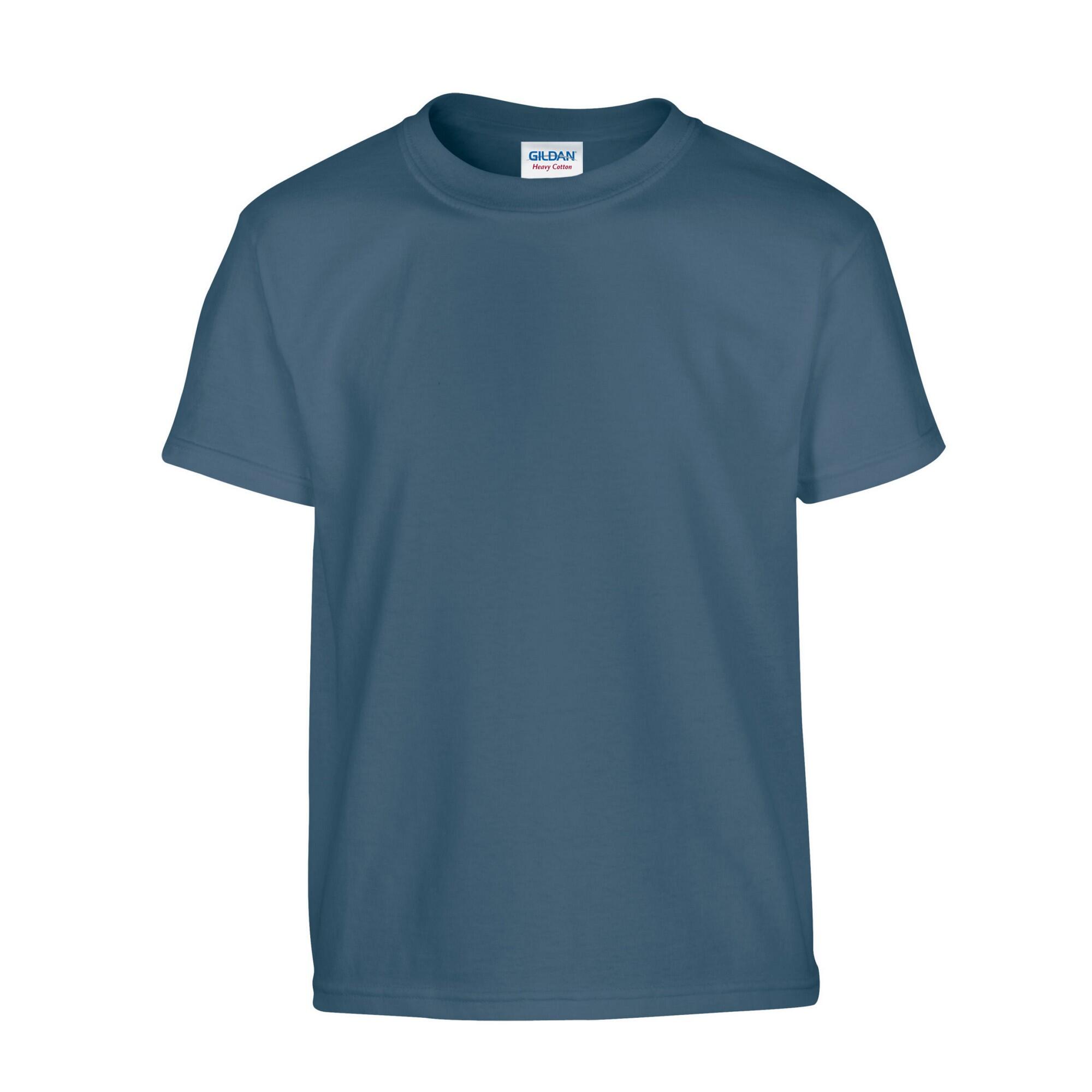 Gildan Childrens/Kids Plain Cotton Heavy T-Shirt