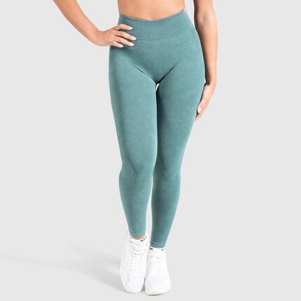Damen Leggings Batik Scrunch Rot