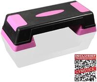 Gymstick Fitness Step - Aérobic Stepper - Avec vidéo d'entraînement