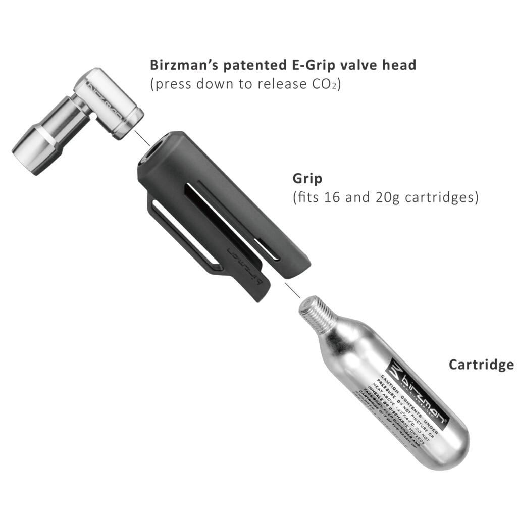 Birzman E-Grip Turn CO2 Inflator Set