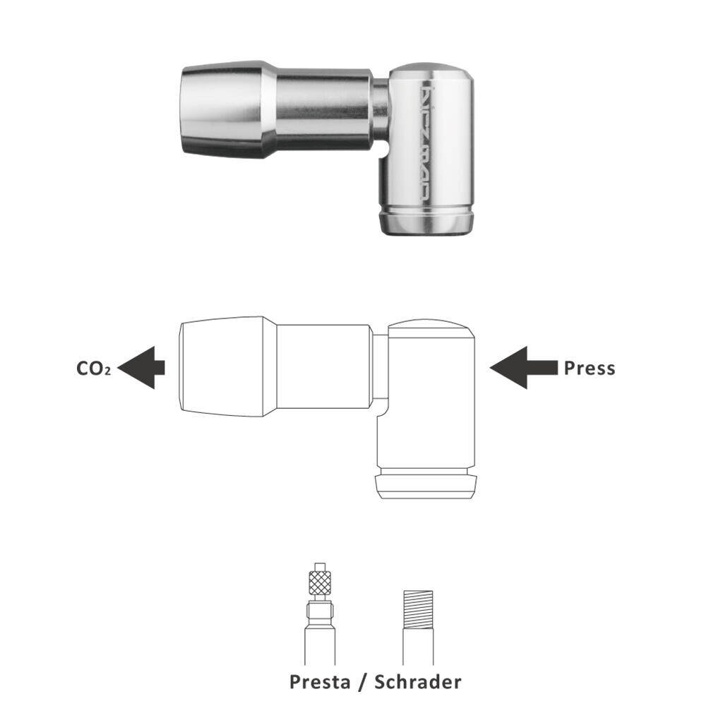 Birzman E-Grip Turn CO2 Inflator Set -  4
