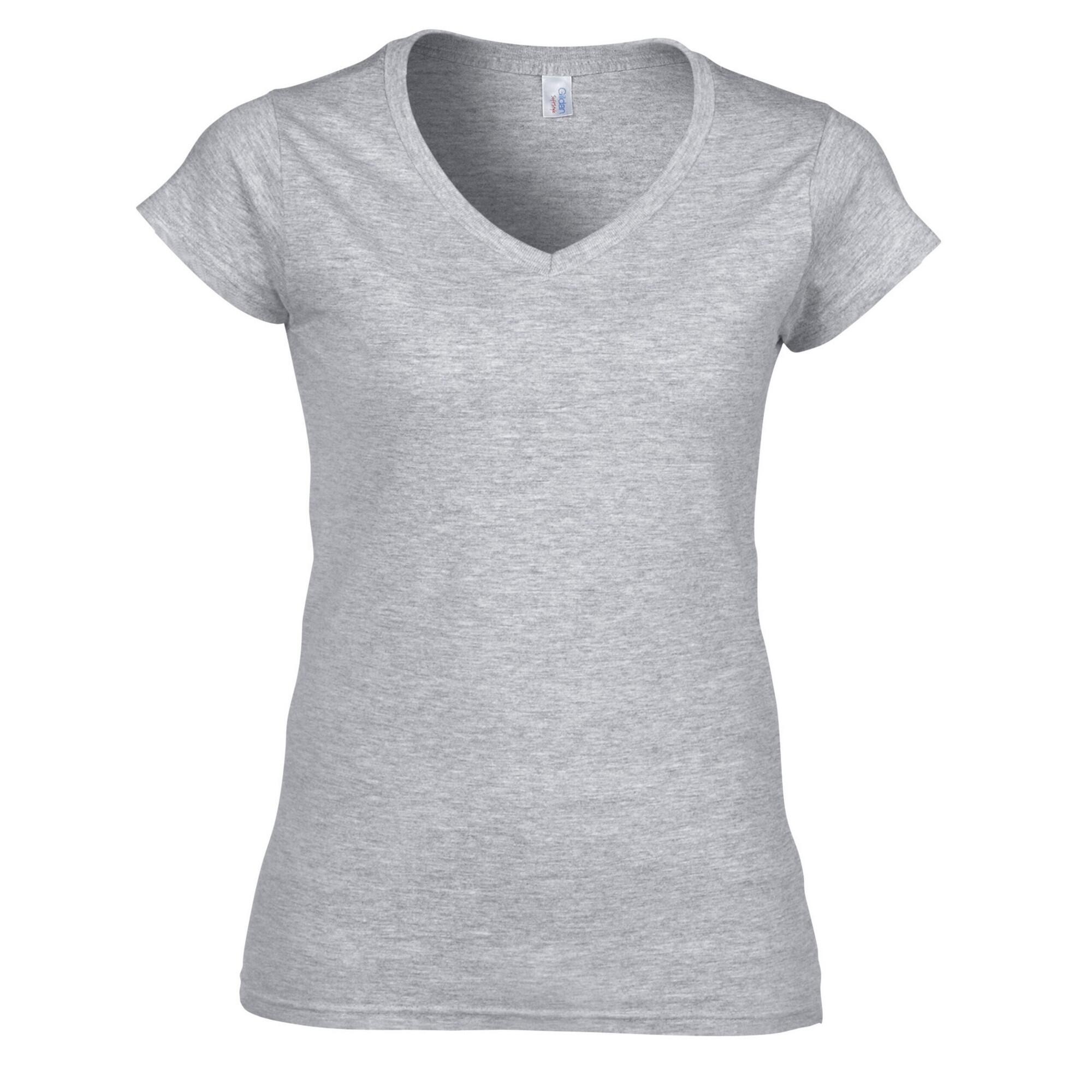 Gildan Womens/Ladies Softstyle V Neck T-Shirt