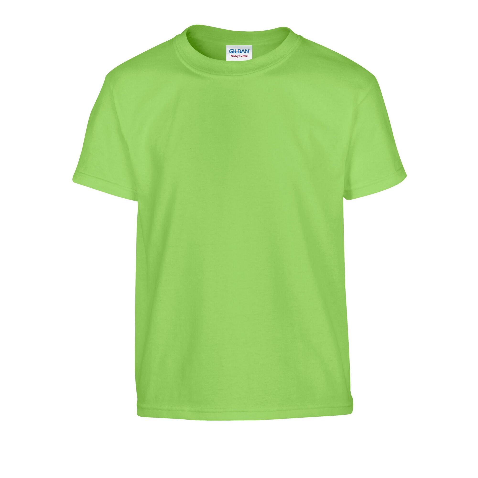 Gildan Childrens/Kids Plain Cotton Heavy T-Shirt