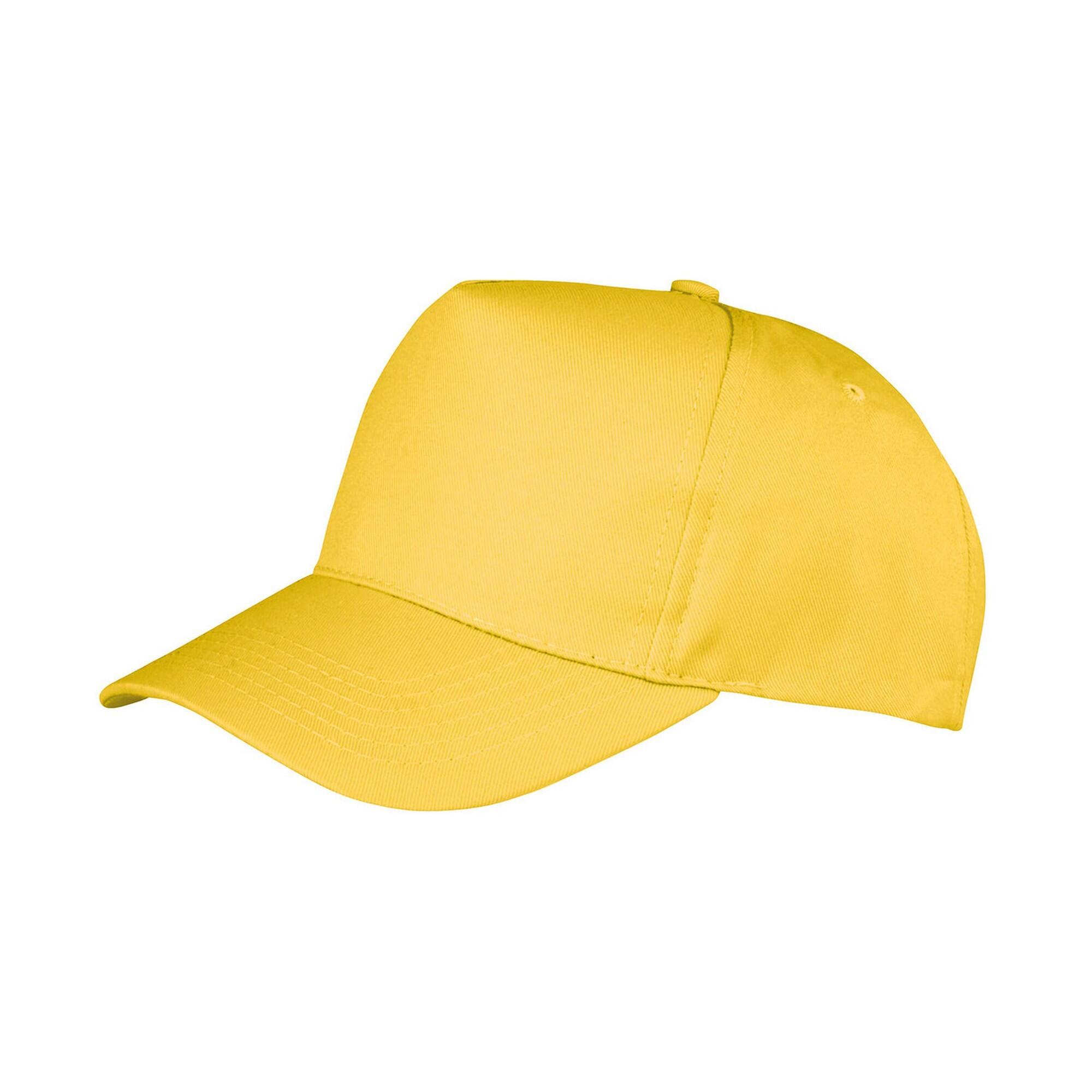 Result Headwear Boston 5 Panel Polycotton Baseball Cap