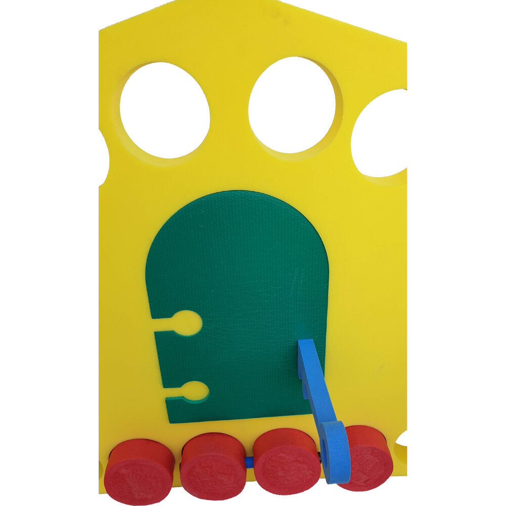 Casa de Natación Leisis Flotante Pequeña Multicolor 90x85x100 cm 2/3