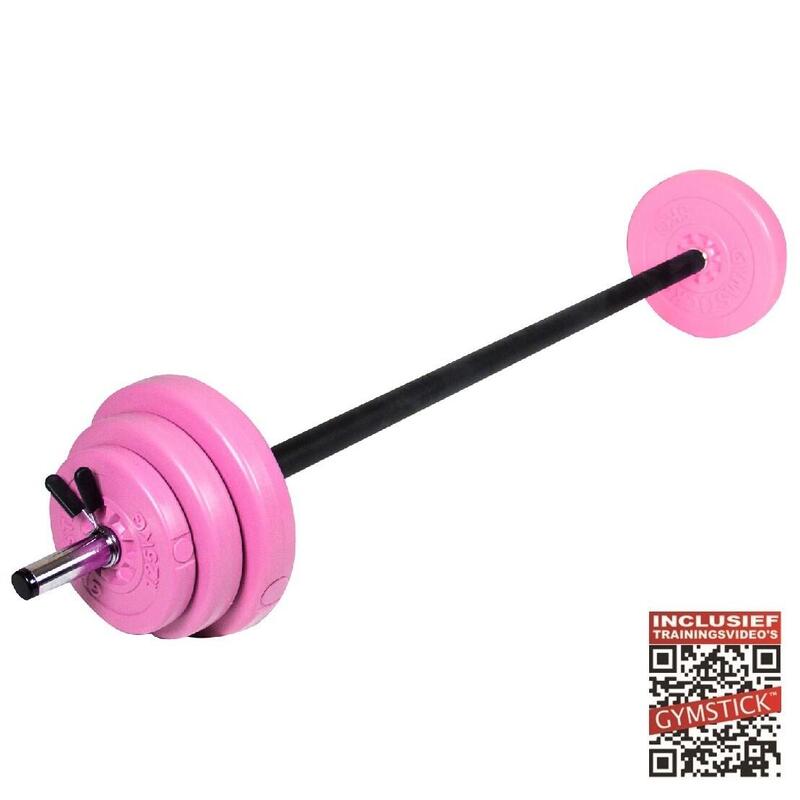 Gymstick Pump Set - Rosa - 20 kg y Vídeos de entrenamiento en línea