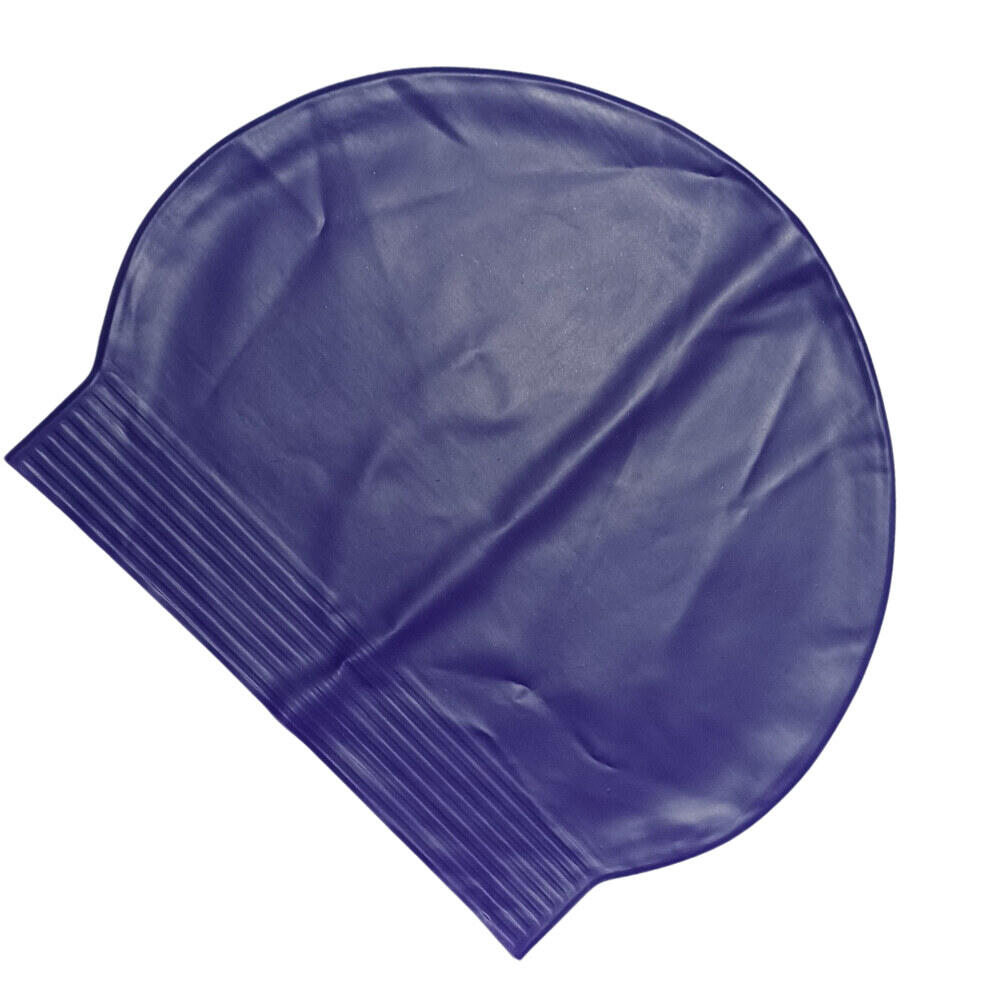 Gorro de Natación Leisis Látex Estándar Morado 3/3