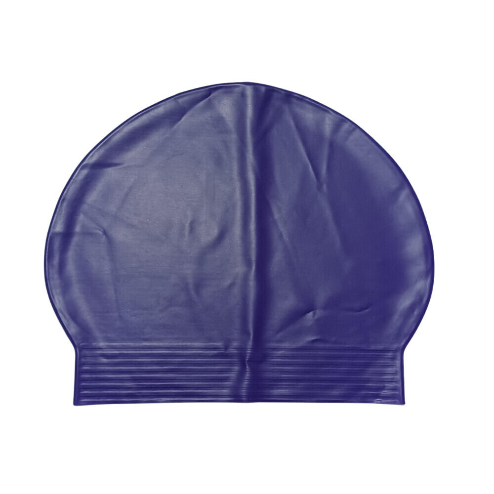 Gorro de Natación Leisis Látex Estándar Morado 2/3