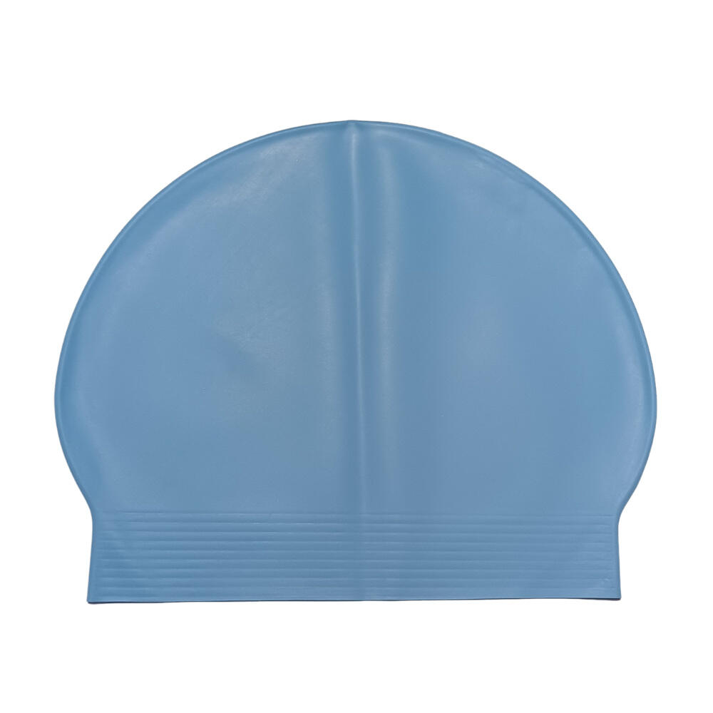 Gorro de Natación Leisis Látex Estándar Celeste 2/3