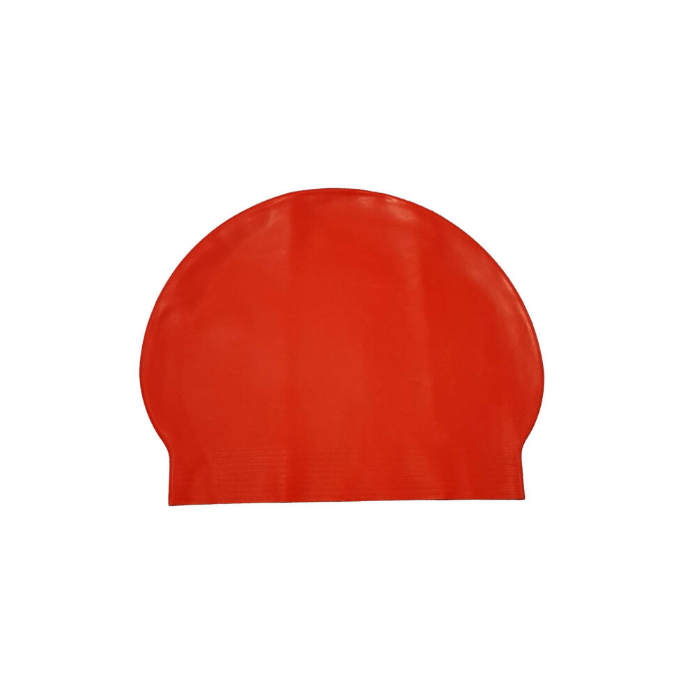 Gorro de Natación Leisis Látex Estándar Rojo 2/3