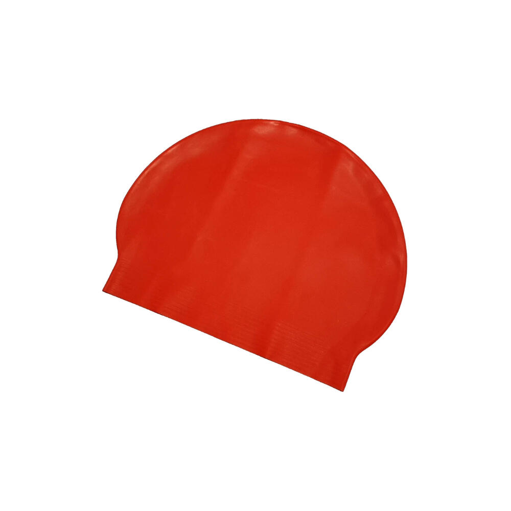 Gorro de Natación Leisis Látex Estándar Rojo 3/3