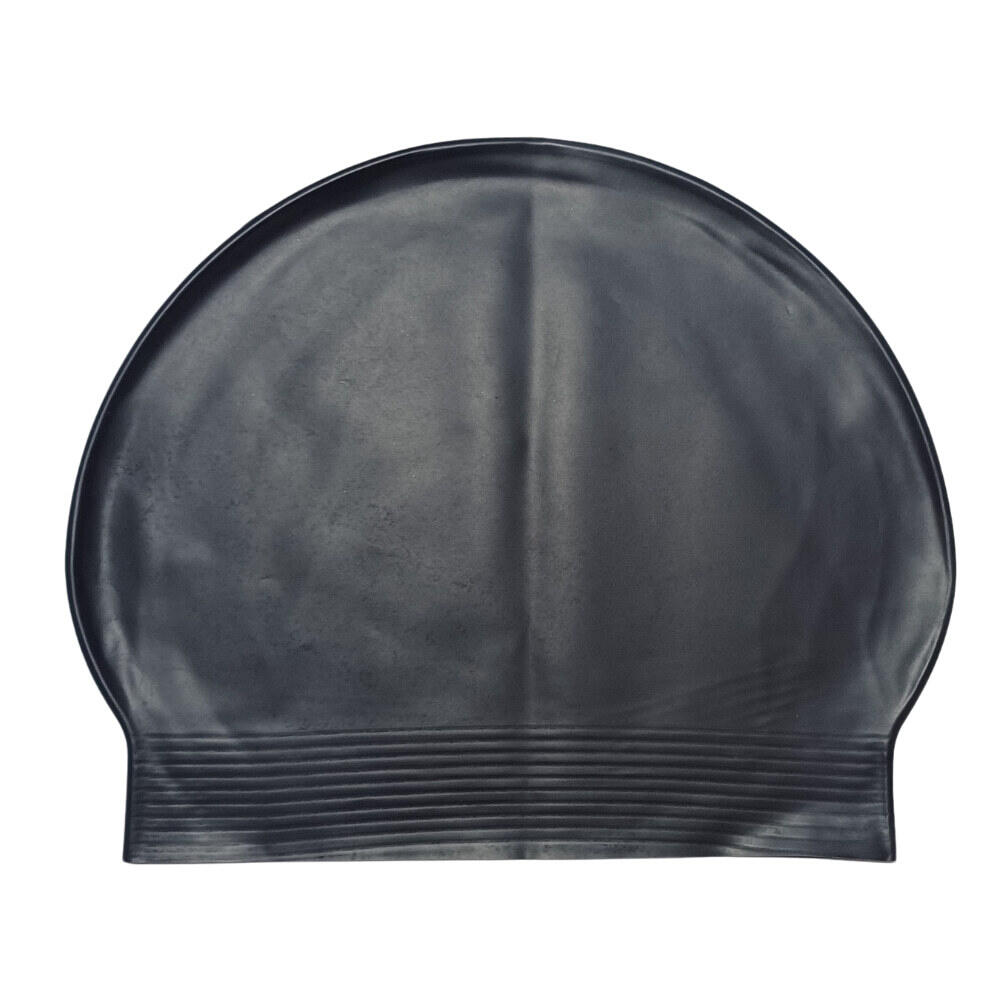 Gorro de Natación Leisis Látex Estándar Negro 2/3