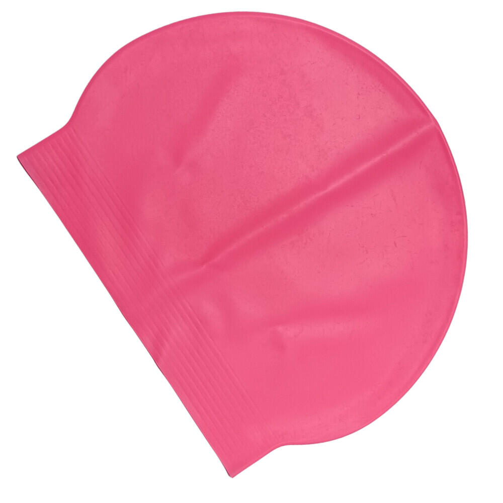 Gorro de Natación Leisis Látex Estándar Rosa 3/3