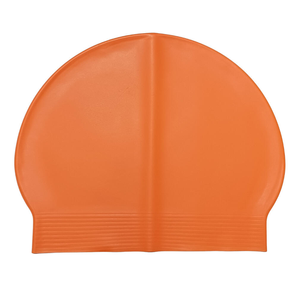 Gorro de Natación Leisis Látex Estándar Naranja 2/3