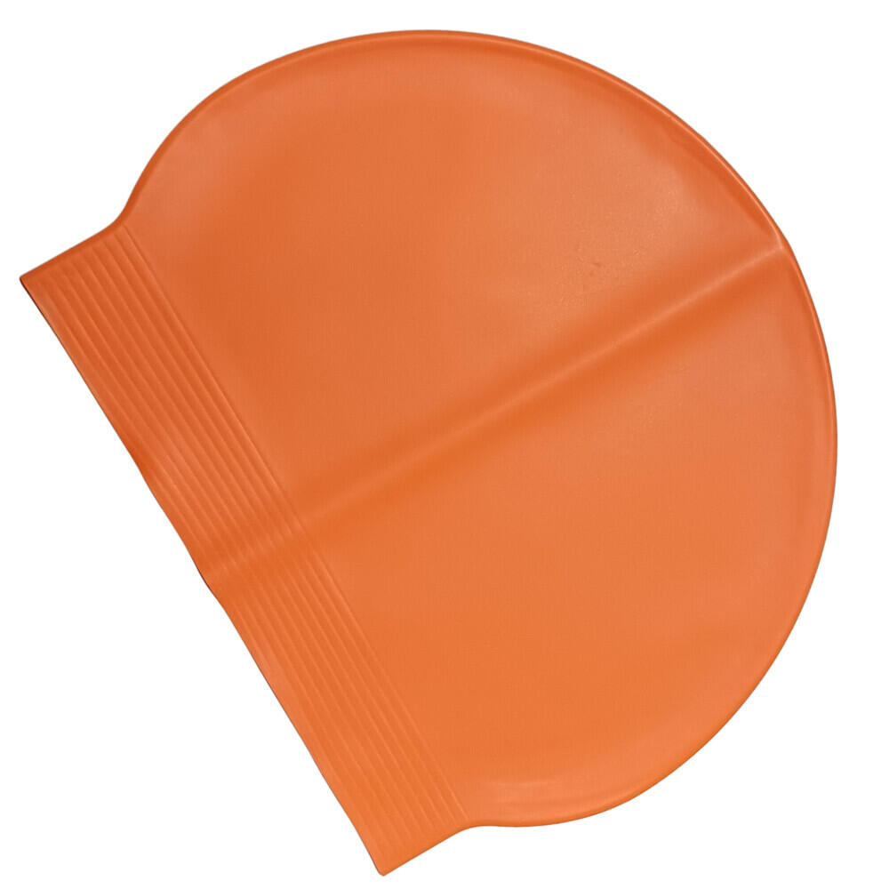 Gorro de Natación Leisis Látex Estándar Naranja 3/3