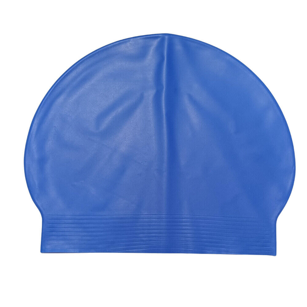 Gorro de Natación Leisis Látex Estándar Azul 2/3