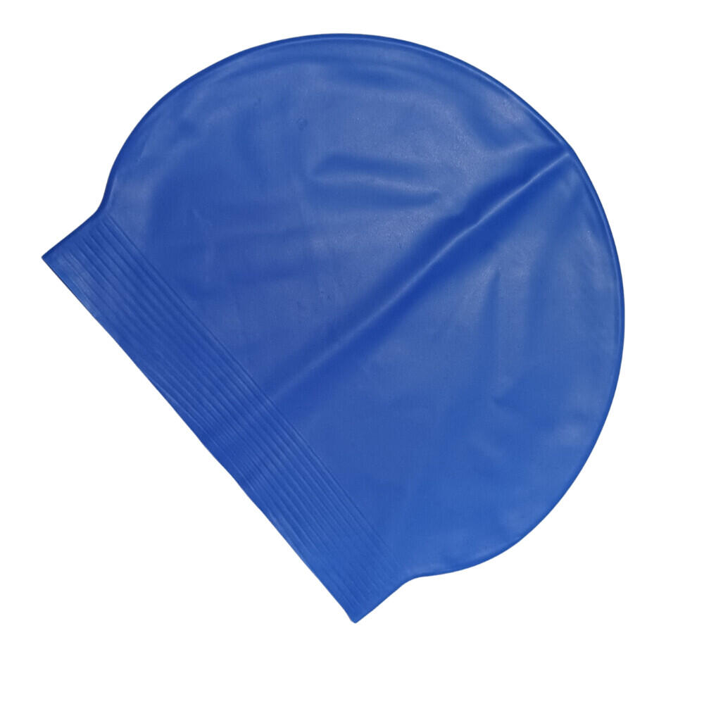 Gorro de Natación Leisis Látex Estándar Azul 3/3