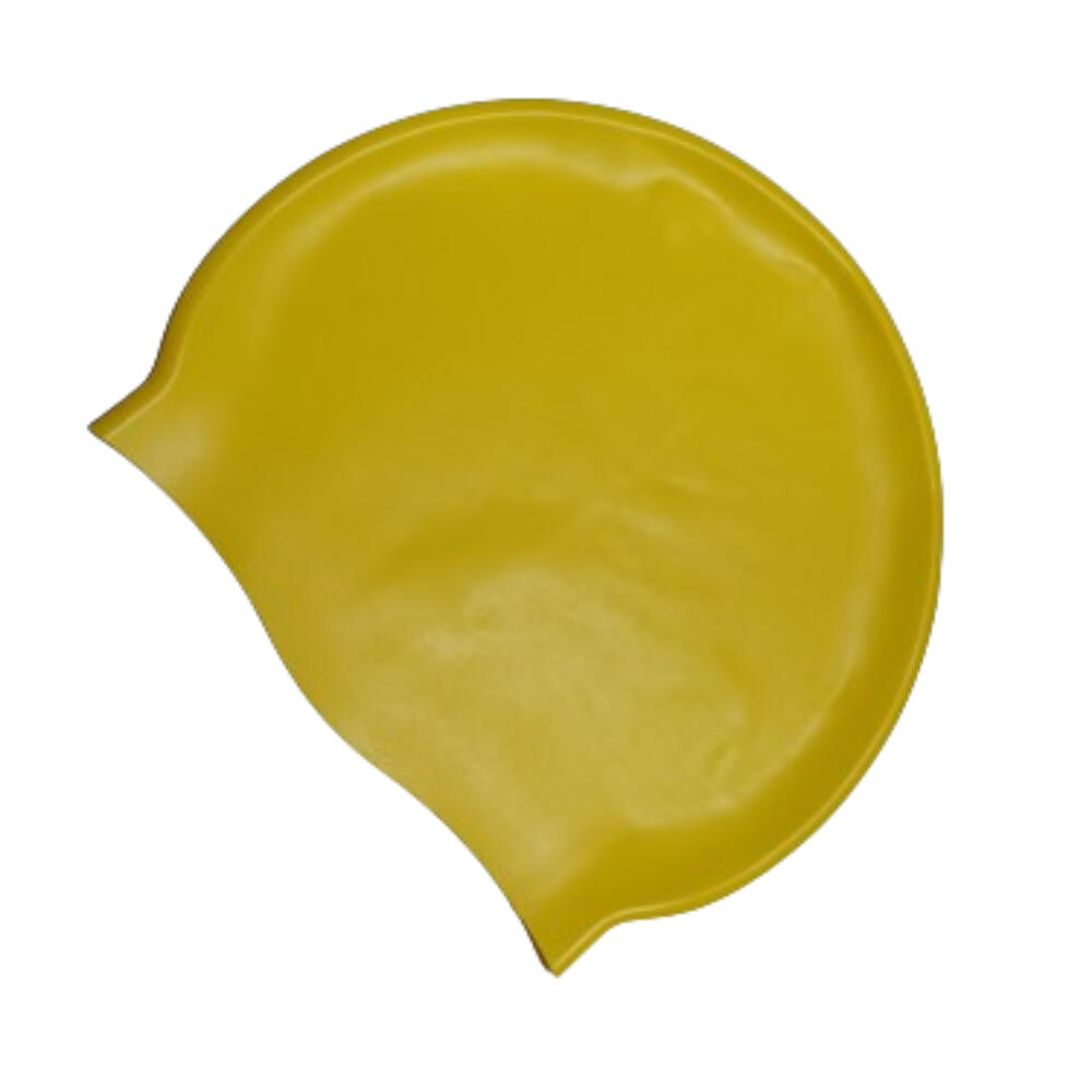 Gorro de Natación Leisis Silicona HQ Amarillo 3/3