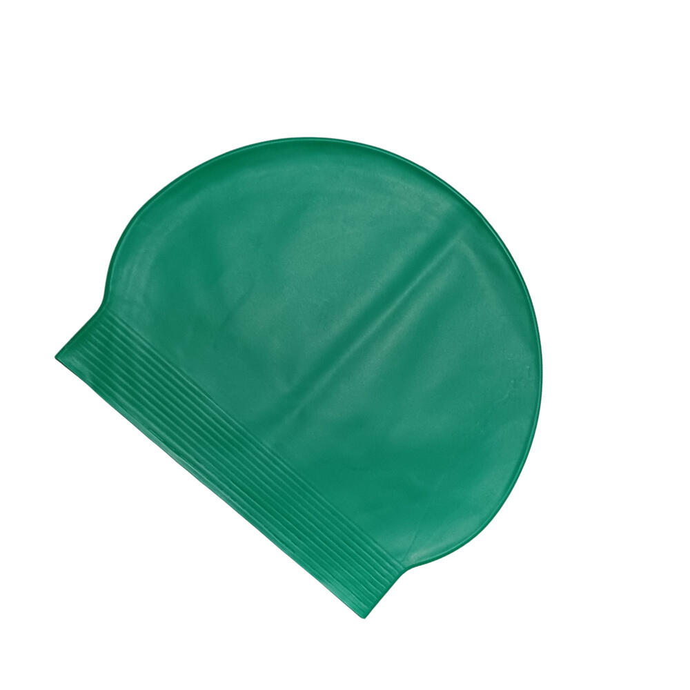Gorro de Natación Leisis Látex Estándar Verde 3/3