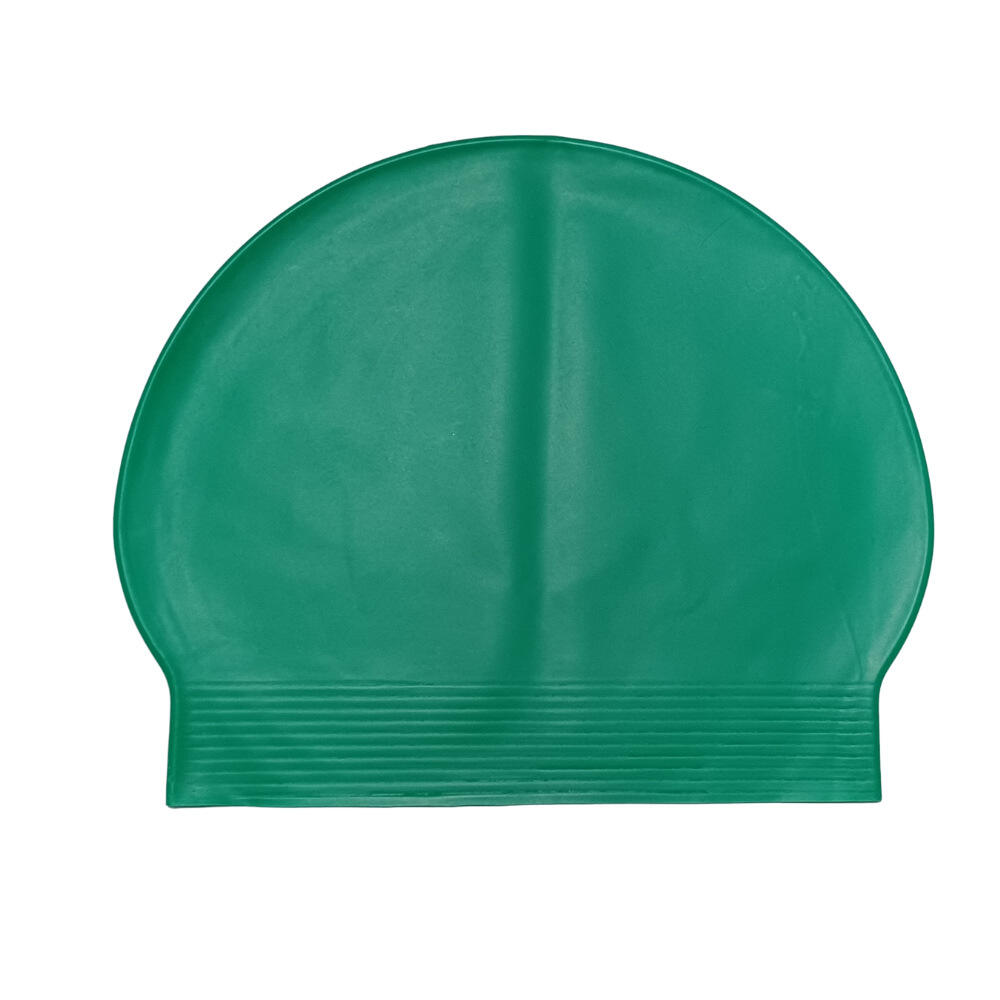 Gorro de Natación Leisis Látex Estándar Verde 2/3