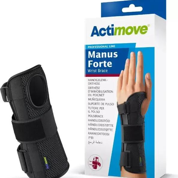 ACTIMOVE PRO Manus Forte Wrist Brace size L/XL (left) black (7348206) (k=12)