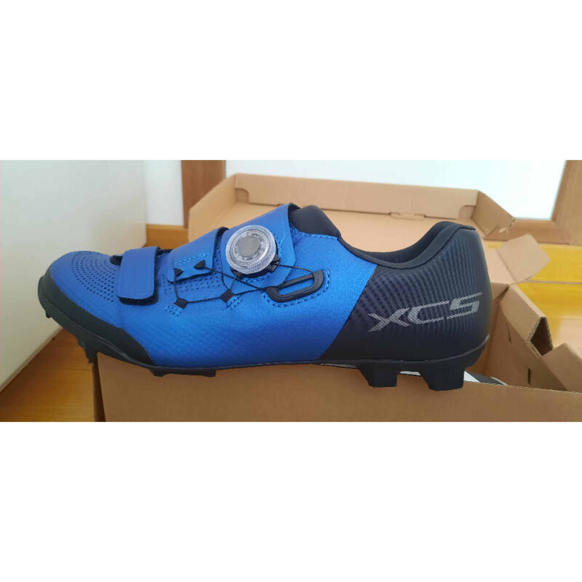 C2C - Shimano XC5 blauw/zwarte fietsschoenen