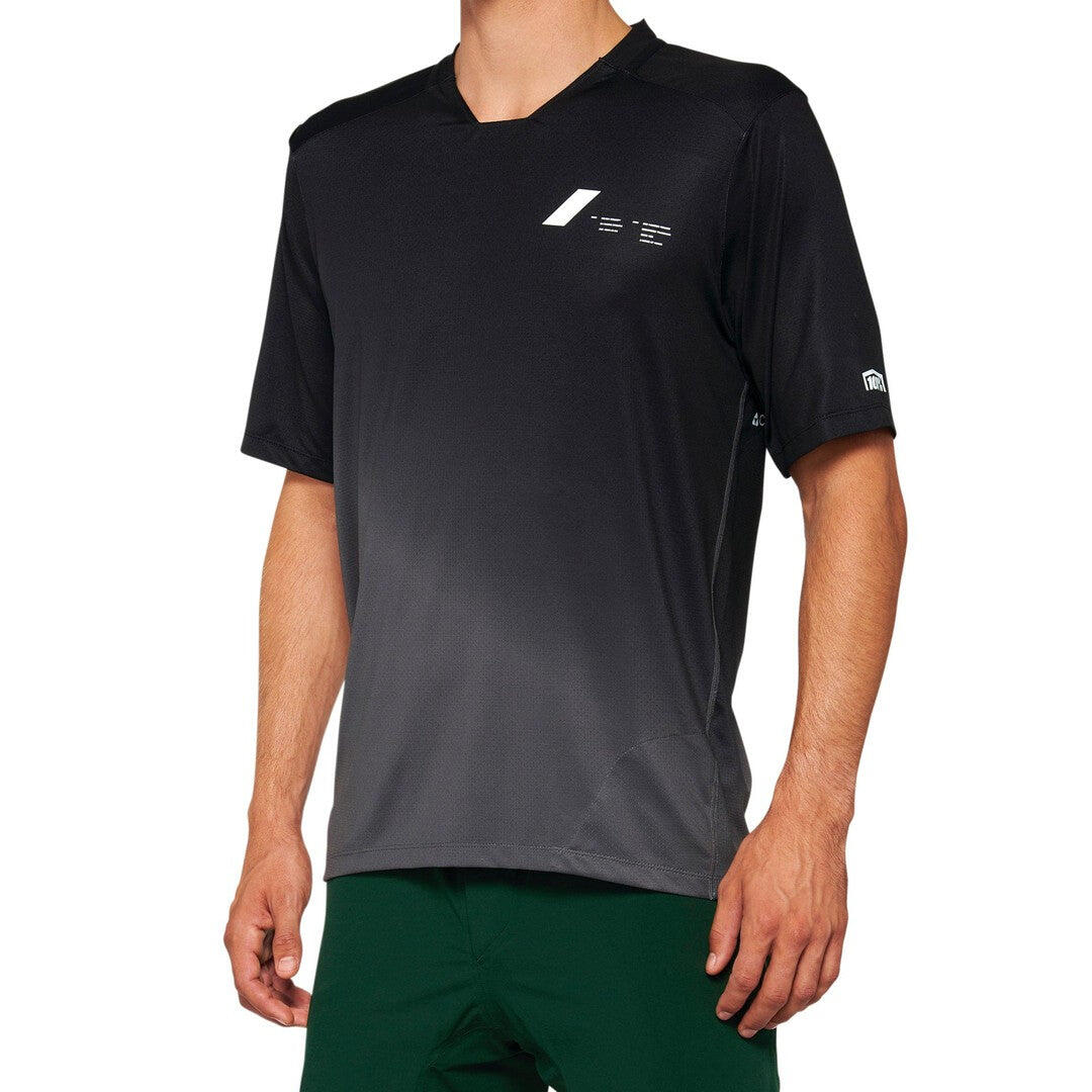100 Percent CELIUM Jersey Black/Charcoal