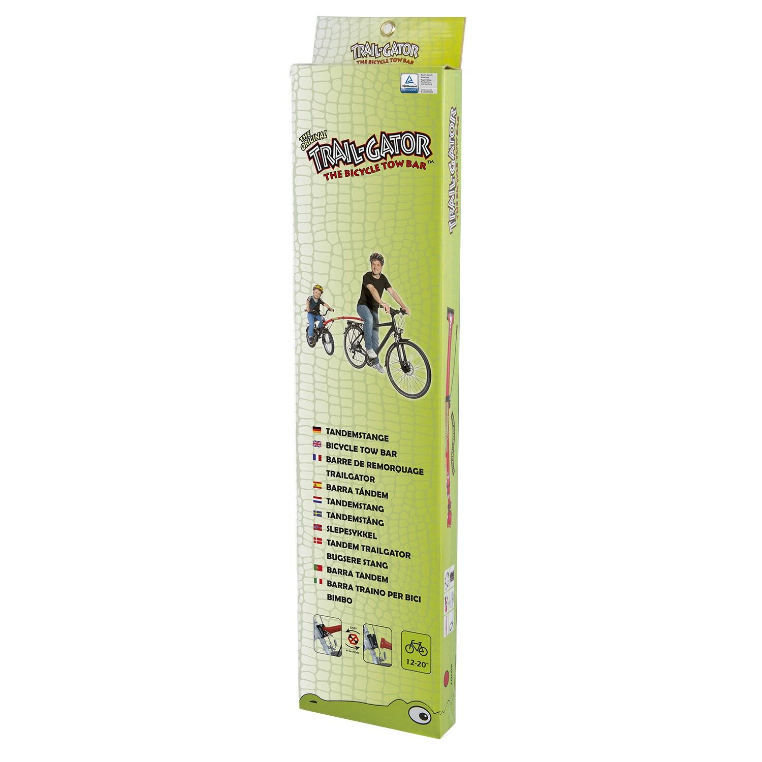 Trail-Gator tige tandem 25,4 - 31,8 mm acier rouge 6/6