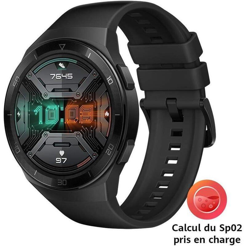 Montre connectée HUAWEI WATCH GT 2E noire